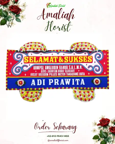 Papan Bunga Ucapan Selamat Pulau Abang